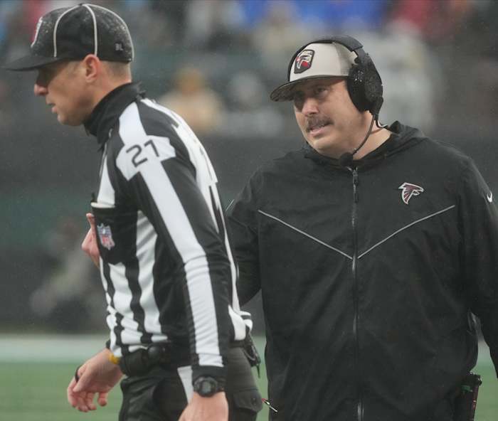 Atlanta Falcons head coach Arthur Smith